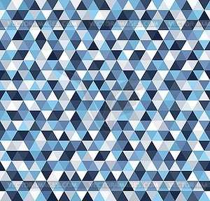 Triangle pattern. Seamless background - vector image