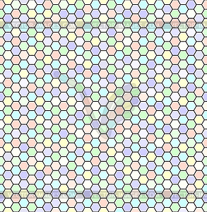 Hexagon pattern. Seamless background - vector EPS clipart