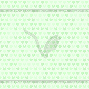 Heart pattern. Seamless love background - vector clip art