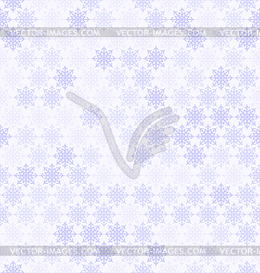 Snowflake pattern. Seamless winter background - vector clip art