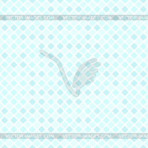 Cyan diamond pattern. Seamless background - vector image