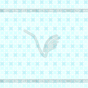 Cyan abstract pattern. Seamless - vector image