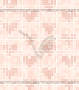 Rose heart pattern. Seamless square background - vector image