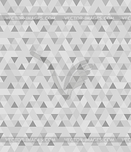 Gray triangle pattern. Seamless background - vector clipart