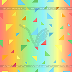 Градиентный треугольник. бесшовный - векторизованное изображение