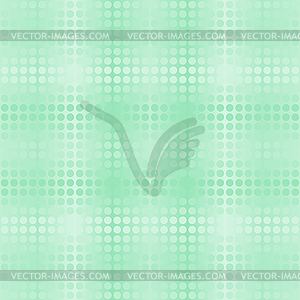 Glowing dot pattern. seamless background in green - vector clip art