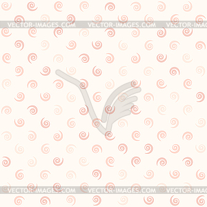 Rose spiral pattern. Seamless - vector image