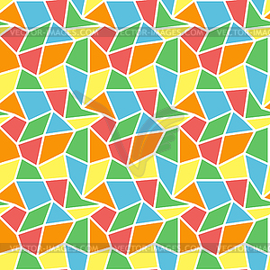 Low poly mosaic seamless background - vector clip art