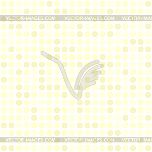 Yellow dot pattern. Seamless - vector image