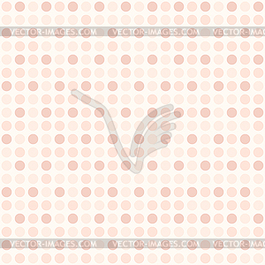 Rose dot pattern. Seamless - color vector clipart