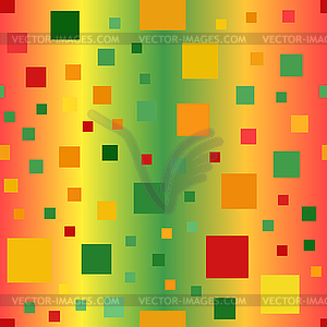 Градиентный квадратный узор. бесшовный - векторизованное изображение клипарта