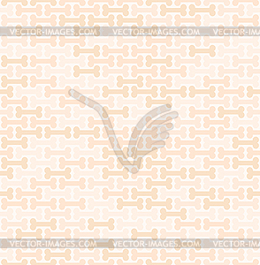 Peach bone pattern. Seamless - vector image