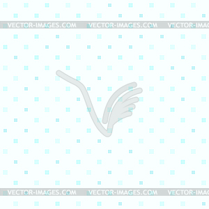 Cyan square pattern. Seamless - vector clipart