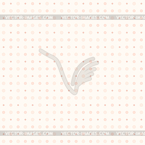 Rose dot pattern. Seamless - vector clipart