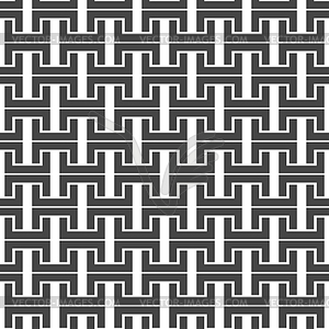 Black and white seamless background,  - vector clipart