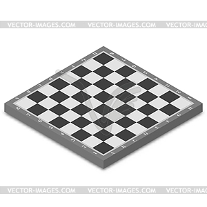 Chessboard isometric,  - vector clip art