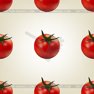 Seamless background of tomato,  - vector clip art