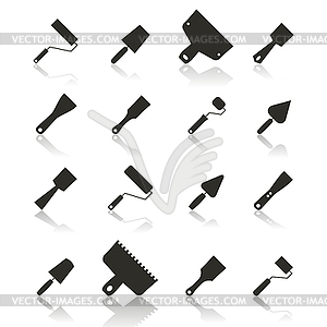 Set of icons of tool,  - stock vector clipart