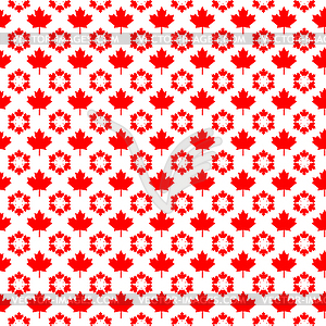 Canadian seamless background,  - royalty-free vector clipart