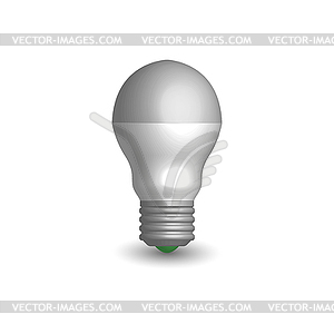 LED bulb in 3d,  - vector clip art