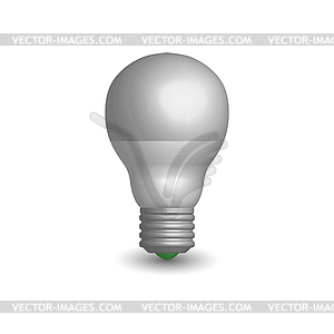 LED bulb in 3d,  - vector clipart