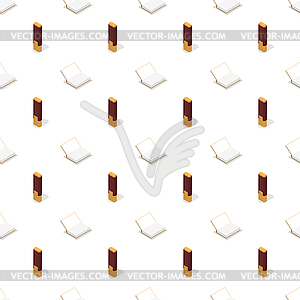 Seamless background of set of office supplies,  - vector image