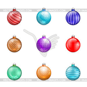 Christmas tree toys,  - vector image