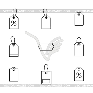 Set of finance and shopping icons,  - vector clipart