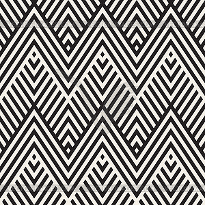 Abstract ZigZag Parallel Stripes. Seamless - vector EPS clipart