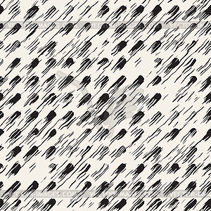 Seamless pattern with brush stripes and strokes. - vector image
