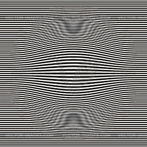 Halftone bloat effect optical illusion. Abstract - vector clipart