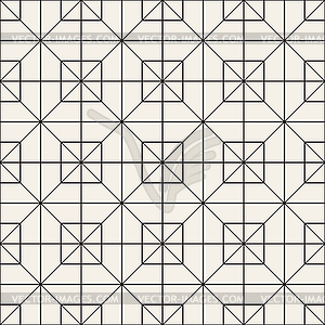 Seamless lattice pattern. Modern abstract texture. - vector clipart