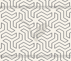 Seamless geometric pattern. Simple abstract lines - vector EPS clipart
