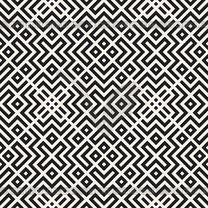 Ethnic pattern design. Seamless lattice - vector clip art