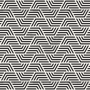 Seamless interlaced stylish pattern. Repeating - vector image