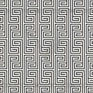 Seamless spiral lines pattern. Repeating abstract - royalty-free vector image