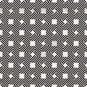 Seamless pattern. Geometric striped ornament. Linea - vector image