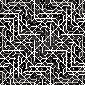 Seamless geometric pattern. Stylish striped - vector image