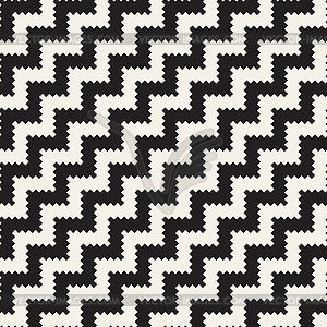 Seamless pattern. Abstract geometric background. - white & black vector clipart