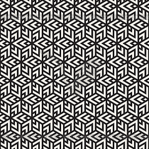 Seamless pattern. Repeating geometric lines. - vector clip art