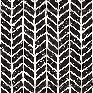 Hand-drawn lines geometric seamless pattern. - royalty-free vector image