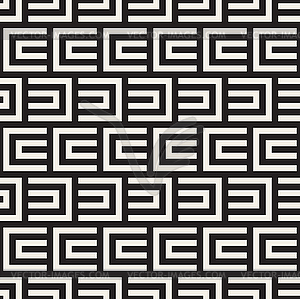 Seamless pattern. Repeating geometric lines. - vector clip art