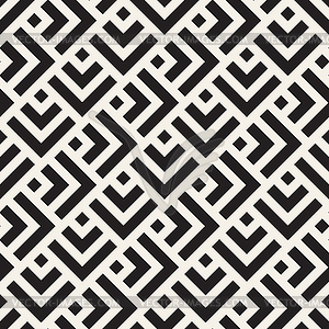 Seamless pattern. Repeating geometric lines. - royalty-free vector clipart