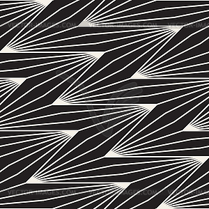 Seamless geometric pattern. Stylish striped - vector image