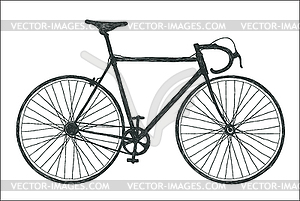 Bicycle background - vector clipart