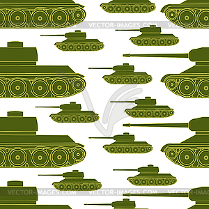 Бесшовные модели танков празднования победы - векторизованное изображение клипарта