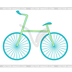 Bicycle sports an icon - vector clipart