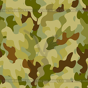 Seamless pattern protective coloration Military - vector clip art