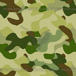 Seamless pattern protective coloration Military - vector clipart