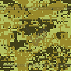 Seamless pattern Protective camouflage brown - royalty-free vector image